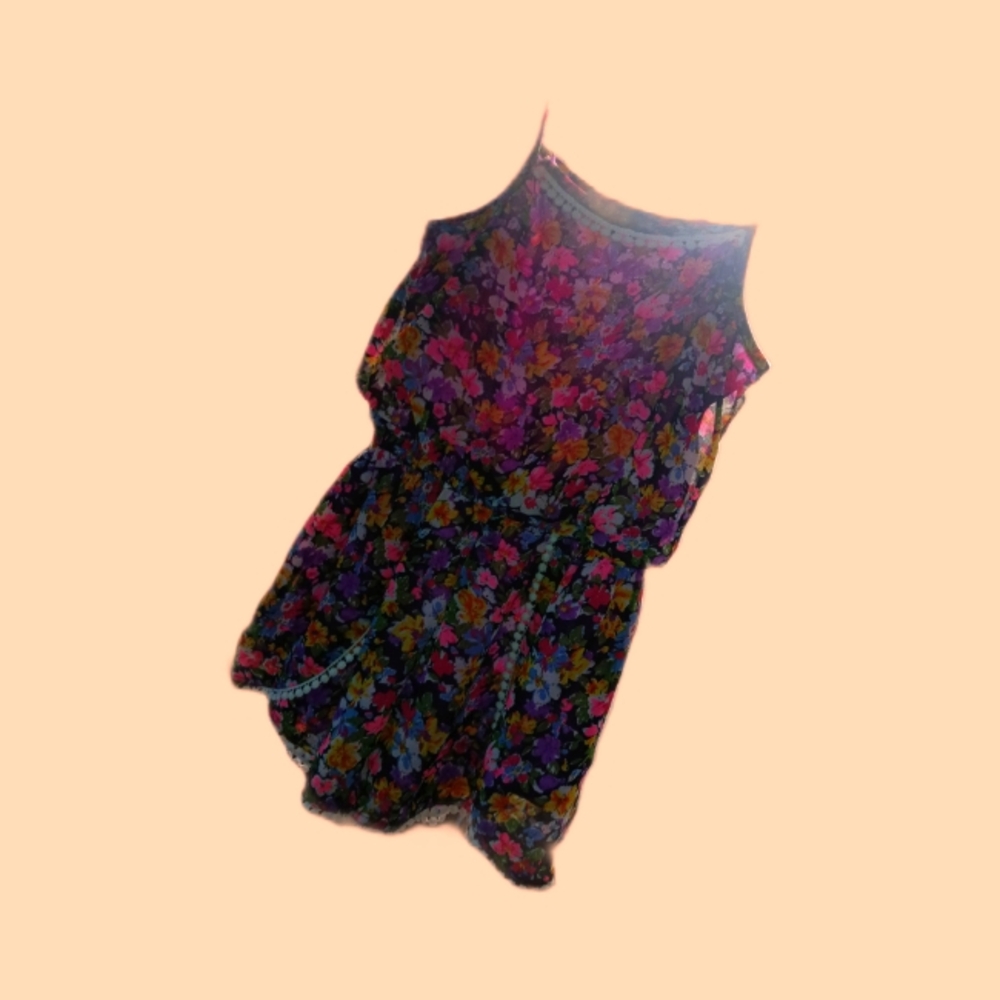 Child's Floral Romper